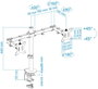 Tooq Soporte de Mesa para 2 Pantallas 13-32 pulgadas DB1232TN-B Negro